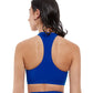 Back View Of Free Sport Ultimate Wave High Neck V-Back Bikini Top | FREE SPORT ULTIMATE WAVE ROYAL