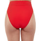 Back View Of Free Sport Ultimate Wave Full Coverage Bikini Bottom | FREE SPORT ULTIMATE WAVE RED
