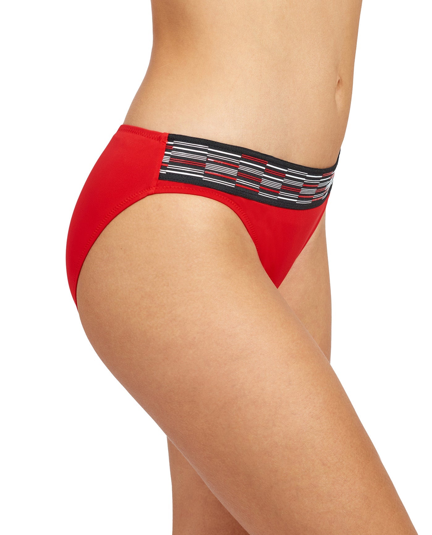 Side View View Of Free Sport Sprint Hipster Bikini Bottom | FREE SPORT SPRINT TOMATO