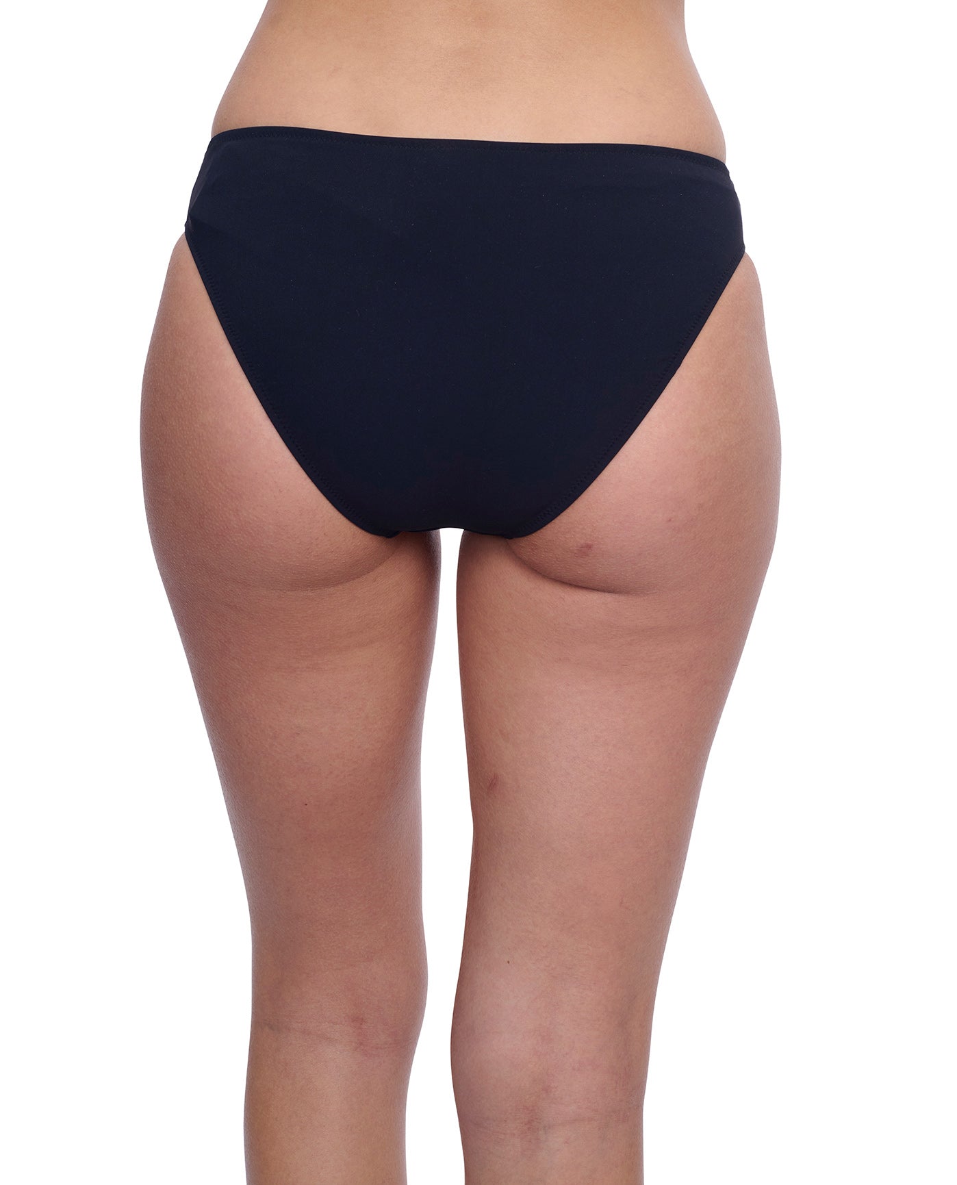 Back View of Profile By Gottex Exclusive Hipster Bikini Bottom | PROFILE BLACK