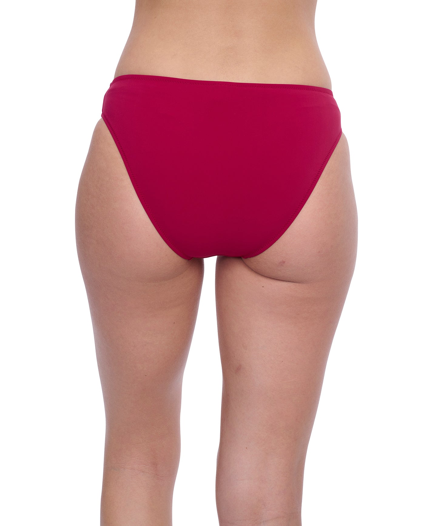 Back View of Profile By Gottex Exclusive Hipster Bikini Bottom | PROFILE RASPBERRY