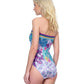 Back View Of Gottex Bali Bandeau Strapless One Piece Swimsuit | GOTTEX BALI