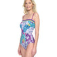 Side View Of Gottex Bali Bandeau Strapless One Piece Swimsuit | GOTTEX BALI