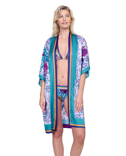 Gottex Bali Belted Kimono Cover Up