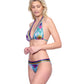 Side View Of Gottex Bali Halter Bikini Top And Hipster Bikini Bottom Set | GOTTEX BALI