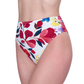 Side View Of Gottex Garden Dream High Waist Swim Bottom | Gottex Garden Dream Off White Multi