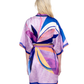 Back View Of Gottex Paradiso Robe with Flutter Sleeves and Tie | Gottex Paradiso Multi