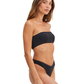 Side View Of Au Naturel Timeless Chic Emma Bandeau Swim Top | Au Naturel Black