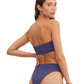 Back View Of Au Naturel Endless Summer Emma Bandeau Swim Top | Au Naturel Ink-Olive