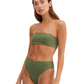 Side View Of Au Naturel Endless Summer Emma Bandeau Swim Top | Au Naturel Clay-Spice