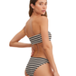 Back View Of Au Naturel Golden Hour Emma Bandeau Swim Top | Au Naturel Black-Ivory