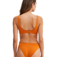 Back View Of Au Naturel Endless Summer Kaia V Neck Bra Swim Top | Au Naturel Clay-Spice