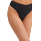 Front View Of Au Naturel Timeless Chic Tyra High Leg High Waist Pant | Au Naturel Black