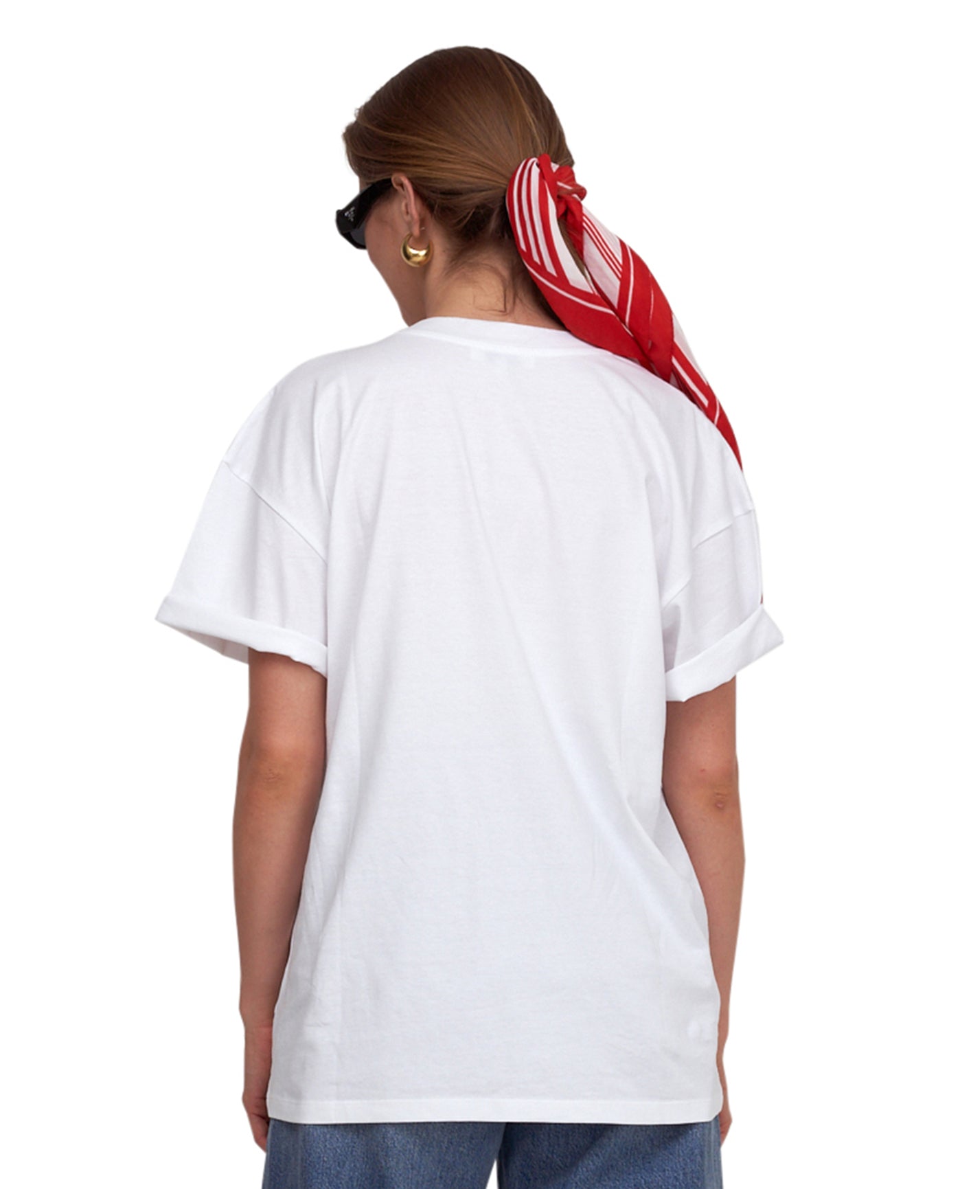 Back View Of Gottex Beach Life Oversized Printed T-Shirt | GOTTEX BEACH LIFE LES VACANCES