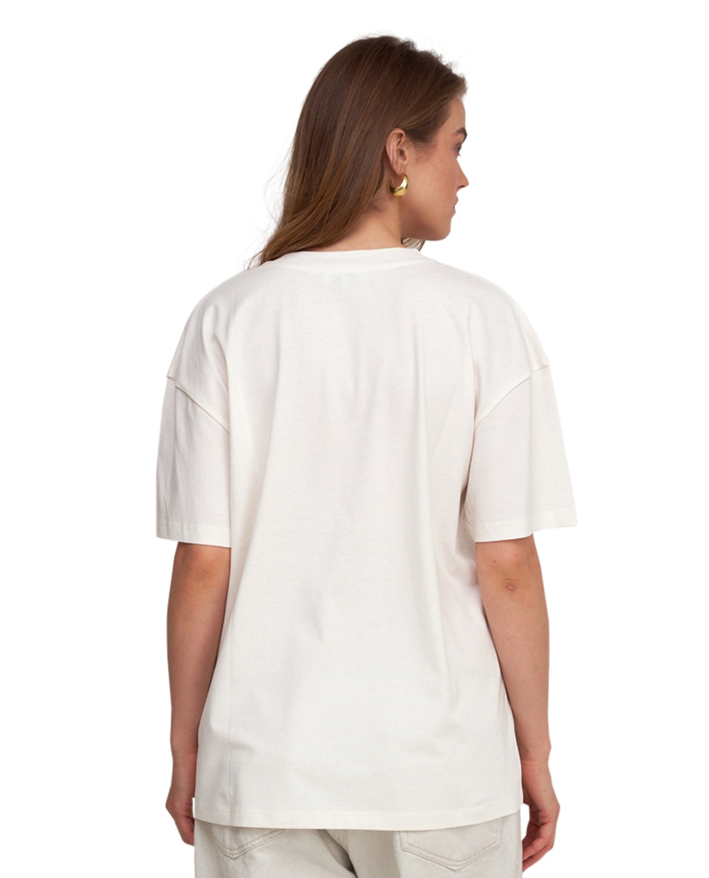 Back View Of Gottex Beach Life Printed Oversized T-Shirt | GOTTEX BEACH LIFE TOUT EST MAGIQUE