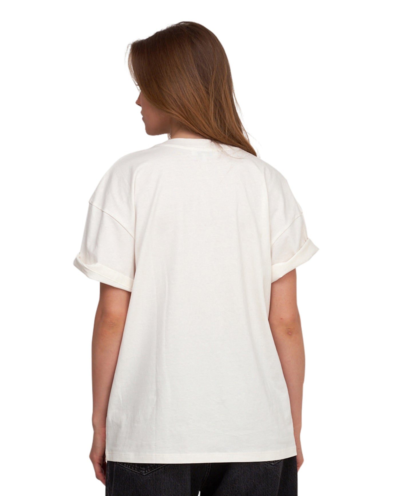 Back View Of Gottex Beach Life Printed Oversized T-Shirt | GOTTEX BEACH LIFE TRUE