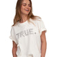 Alternate Front View Of Gottex Beach Life Printed Oversized T-Shirt | GOTTEX BEACH LIFE TRUE