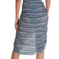 Back View Of Gottex Beach Life Cover Up Sarong Wrap Skirt | GOTTEX BEACH LIFE MISHEL NAVY