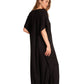 Back View Of Gottex Beach Life Lace Up Cover Up Kaftan | GOTTEX BEACH LIFE BEST BLACK