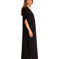 Side View Of Gottex Beach Life Lace Up Cover Up Kaftan | GOTTEX BEACH LIFE BEST BLACK