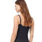 Back View Of Profile By Gottex Kundala Round Neck Tankini Top | PROFILE KUNDALA BLACK