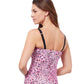 Back View Of Profile By Gottex Pretty Wild E-Cup Shirred Underwire Tankini Top | PROFILE PRETTY WILD PINK