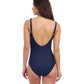 Back View of Profile By Gottex Harmony Knotted Surplice One Piece Swimsuit | PROFILE HARMONY NAVY