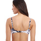 Back View of Profile By Gottex Malaya D-Cup Push Up Underwire Bikini Top | PROFILE MALAYA NAVY AND WHITE