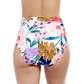 Back View Of Profile By Gottex Melody Shirred High Waist Bottom | Profile Melody Multi