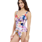 Side View Of Profile By Gottex Melody Sweetheart One Piece Swimsuit | Profile Melody Multi