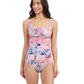 Front View Of Profile By Gottex Karma D Cup Underwire Tankini | Profile Karma Multi