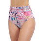 Side View Of Profile By Gottex Karma Shirred High Waist Bottom | Profile Karma Multi