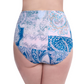 Back View Of Profile By Gottex Karma Plus Size Bottom | Profile Karma Blue Multi