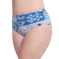 Side View Of Profile By Gottex Karma Plus Size Bottom | Profile Karma Blue Multi