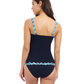 Back View Of Profile By Gottex Bachata E Cup Underwire Tankini | Profile Bachata Black