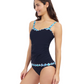 Side View Of Profile By Gottex Bachata E Cup Underwire Tankini | Profile Bachata Black