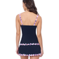 Profile by Gottex Riga E Cup Solid Center Ruched Tankini