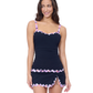 Front View Of Profile by Gottex Riga E Cup Solid Center Ruched Tankini | Gottex Mirage Black