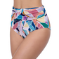 Side View Of Profile by Gottex Aura Shirred High Waist Bottom | Profile Aura Multi