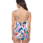 Back View Of Profile by Gottex Aura V Neck One Piece | Profile Aura Multi