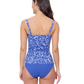 Back View Of Profile by Gottex Tulip E Cup Tankini | Profile Tulip Royal