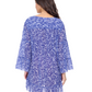 Back View Of Profile by Gottex Tulip Mesh Tunic with Flounce Coverup | Profile Tulip Royal