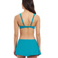 Back View Of Profile By Gottex Tutti Frutti Tie Front Bikini Top | Profile Tutti Frutti Jade