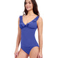 Side View Of Profile By Gottex Tutti Frutti D-Cup V-Neck Frill Tankini Top | Profile Tutti Frutti Royal