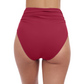 Back View Of Profile By Gottex Tutti Frutti High Waist Tankini Bottom | Profile Tutti Frutti Brick