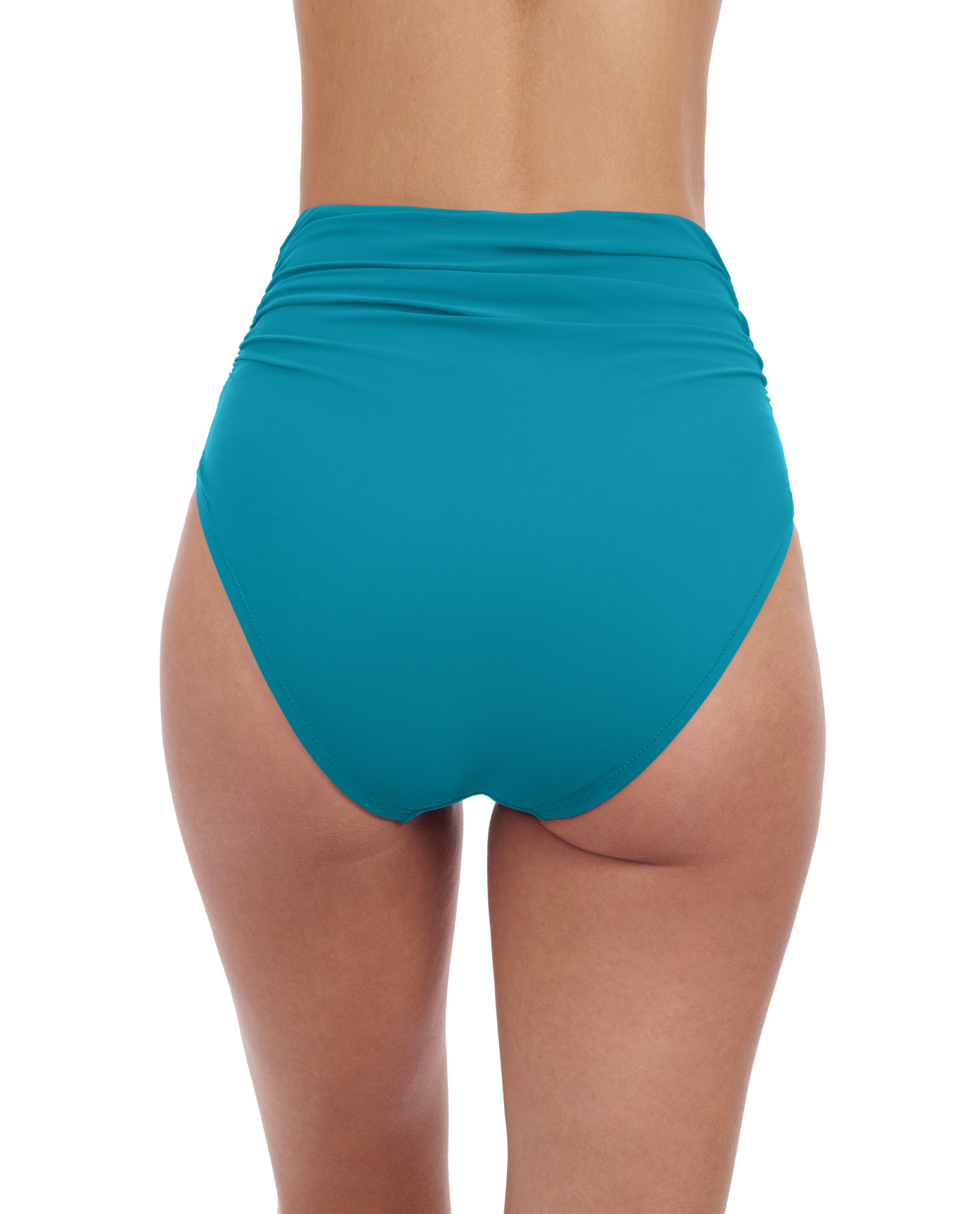 Back View Of Profile By Gottex Tutti Frutti High Waist Tankini Bottom | Profile Tutti Frutti Jade