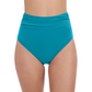 Front View Of Profile By Gottex Tutti Frutti High Waist Tankini Bottom | Profile Tutti Frutti Jade