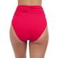 Back View Of Profile By Gottex Tutti Frutti High Waist Tankini Bottom | Profile Tutti Frutti Rose Red