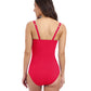 Back View Of Profile By Gottex Tutti Frutti D-Cup Underwire One Piece Swimsuit | Profile Tutti Frutti Rose Red