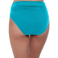 Back View Of Profile By Gottex Tutti Frutti Shirred Tankini Bottom | PROFILE TUTTI FRUTTI TURQUOISE